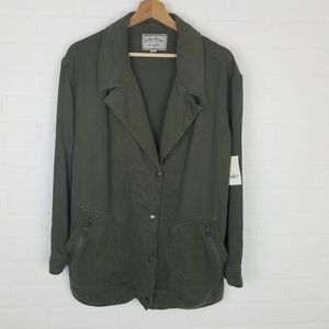Lucky Brand Army Green Jacket S